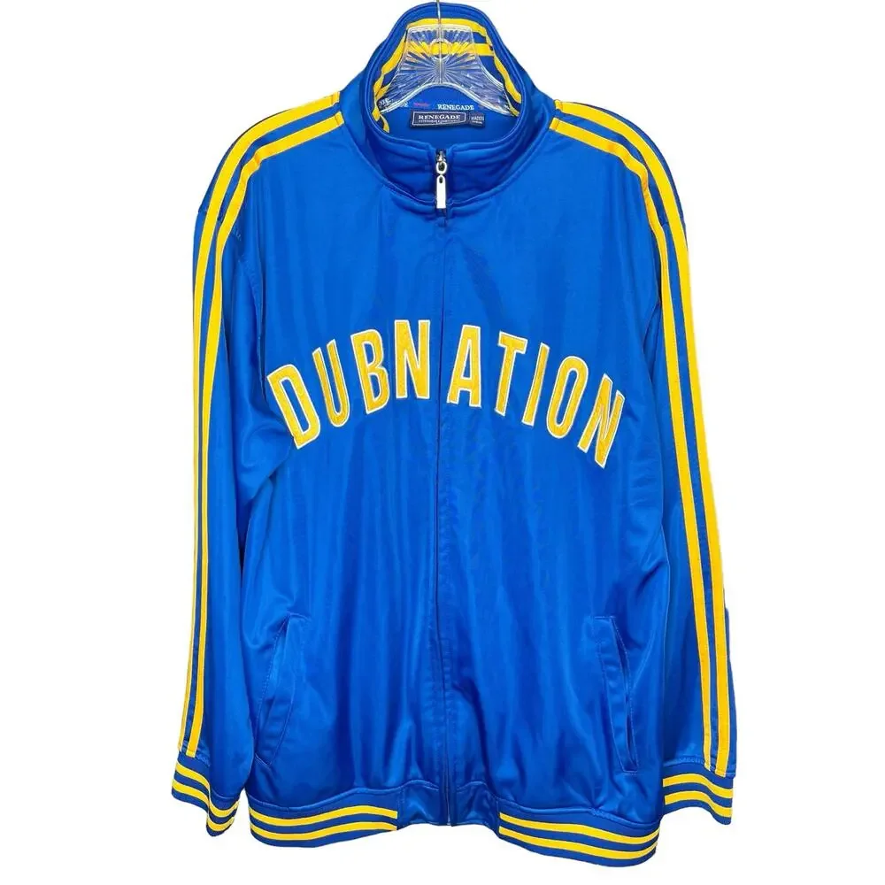 Renegade Golden State Warriors Dub Nation Fan Jacket Size Large